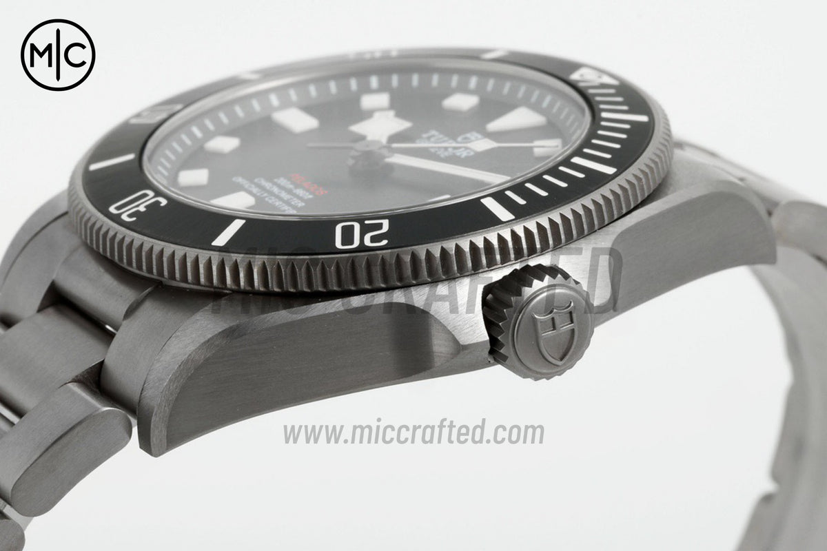 Pelagos 39mm Titanium Black Dial on Titanium Bracelet – Premium Edition