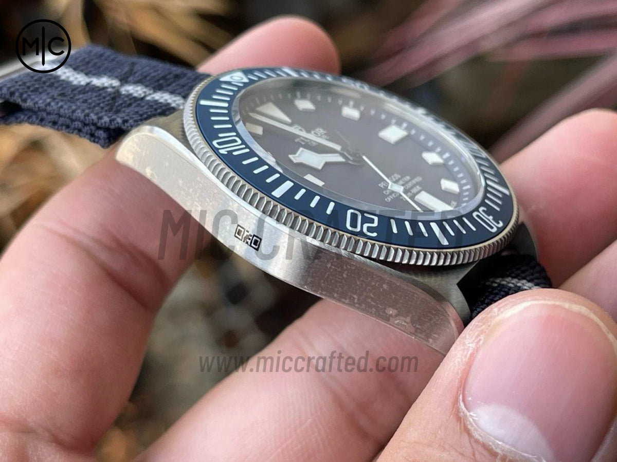Pelagos FXD 42mm 鈦金屬 m25707b 藍色錶面 配藍色尼龍錶帶 - 高級版