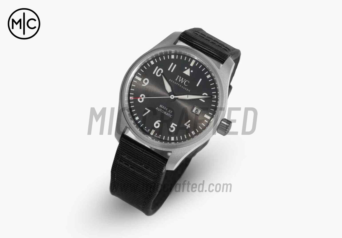 Mark XX Patrouille Suisse Titanium IW328209 on Black Nylon Strap – Premium Edition