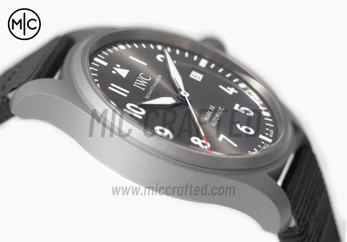 Mark XX Patrouille Suisse Titanium IW328209 on Black Nylon Strap – Premium Edition