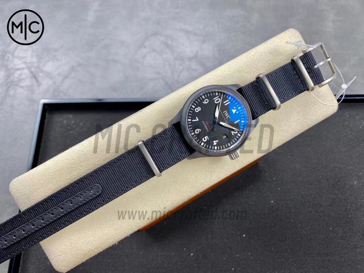 Pilot 41mm Top Gun IW326906 on Black Nylon Strap – Premium Edition