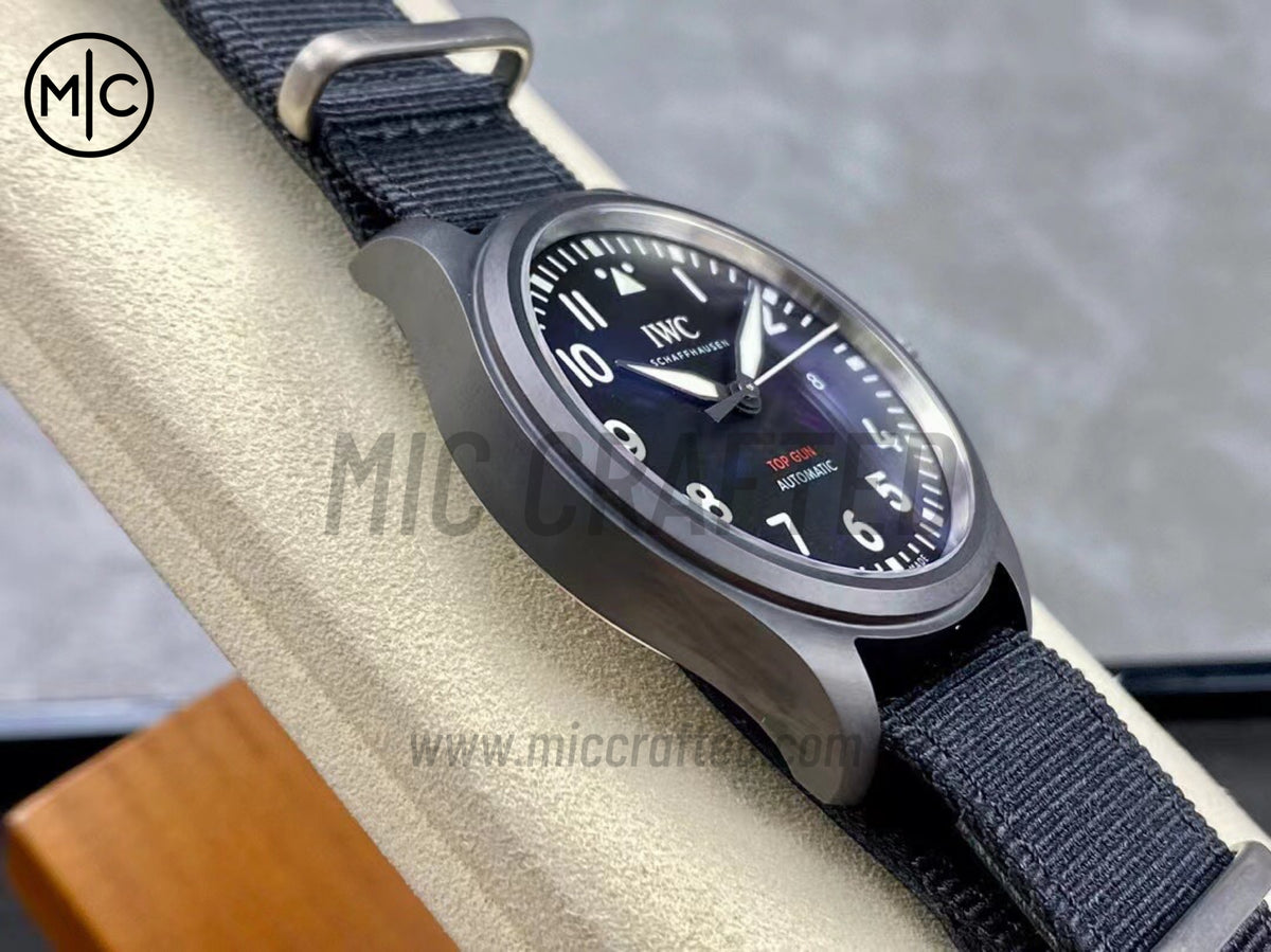 Pilot 41mm Top Gun IW326906 on Black Nylon Strap – Premium Edition