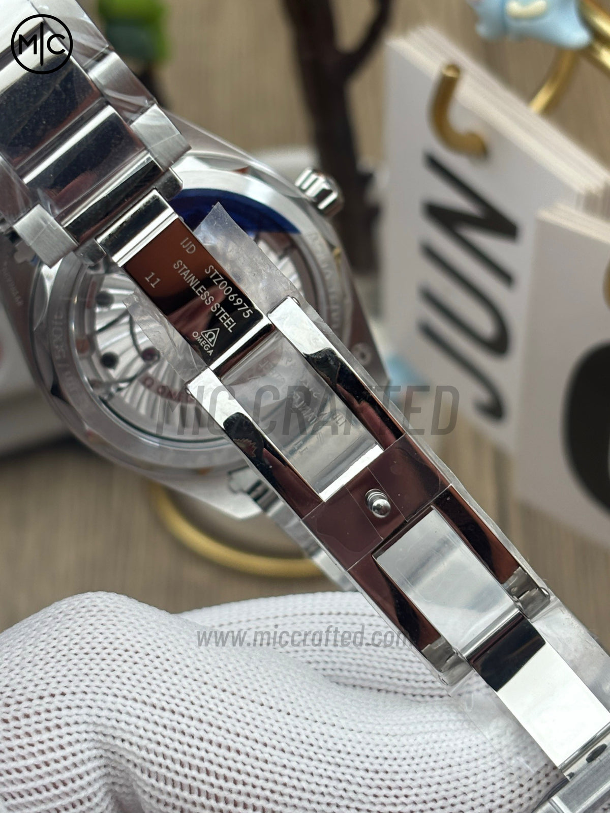 Aqua Terra 150M 41mm Master Chronometers Light Blue Dial Blue Hand on SS Bracelet – Premium Edition