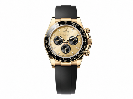Daytona 126518 YG/Black Dial on Oysterflex Strap – Premium Edition