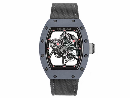 Richard Mille RM55-01 Gray Carbon TPT Handcrafted Edition on Gray Nylon Strap — RMUL4 Movement