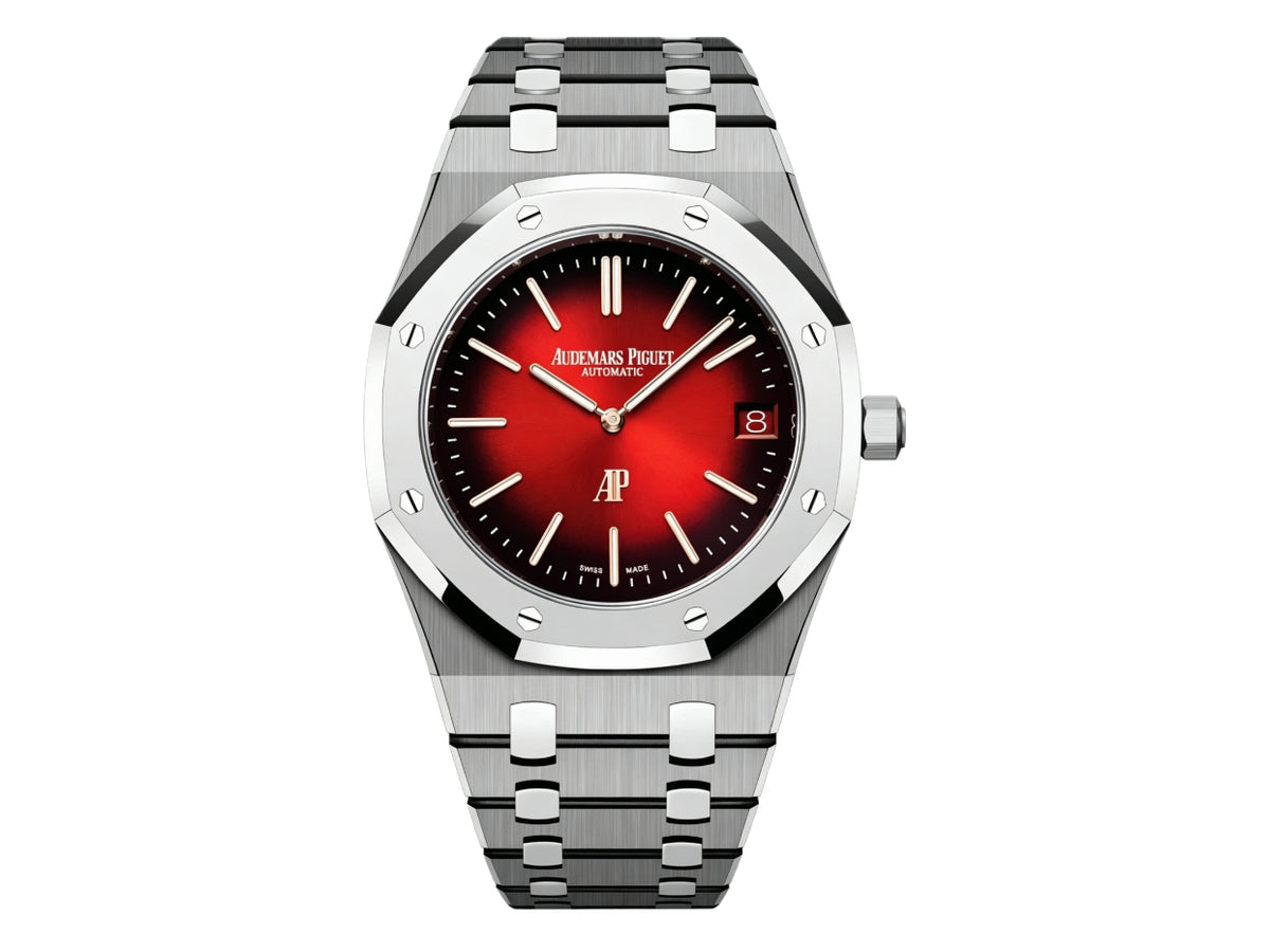 Royal Oak 39mm Titanium 16202XT Red Dial on Bracelet – Premium Edition