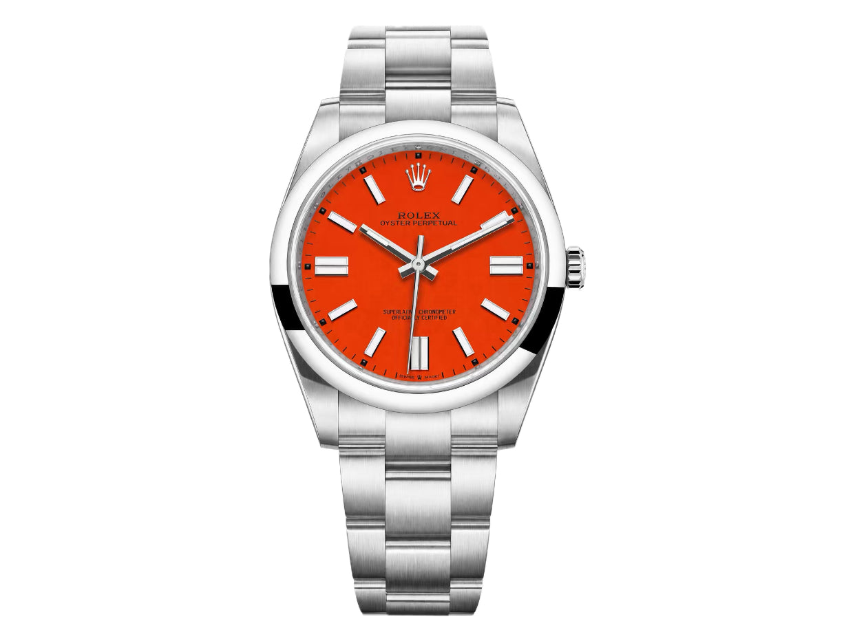 Oyster Perpetual 41mm Red Dial 124300 – Premium Edition