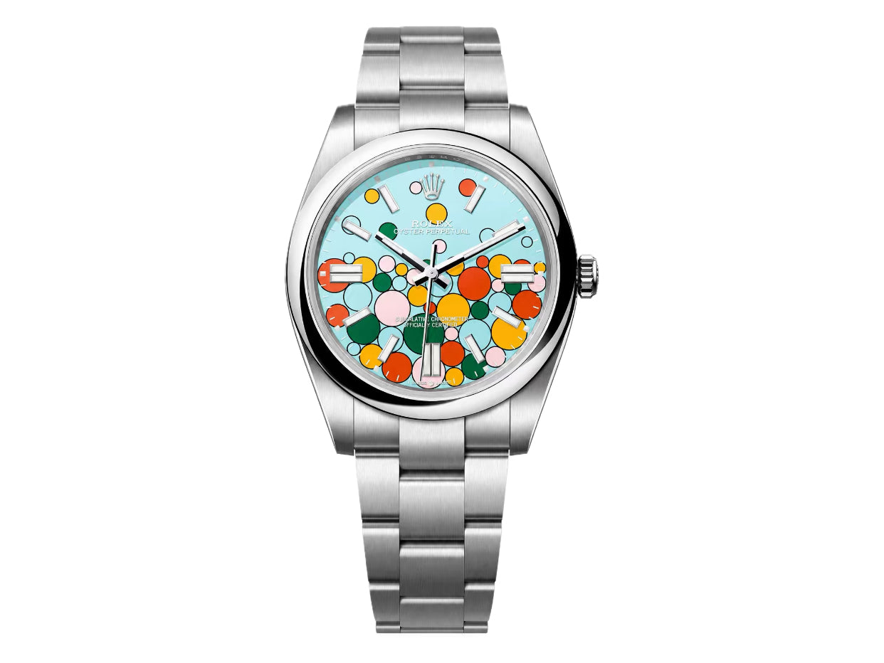 Oyster Perpetual 41mm Celebration  Dial 124300 – Premium Edition