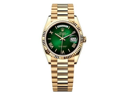 DayDate 36mm Green Gradient Dial 128238 – Premium Edition