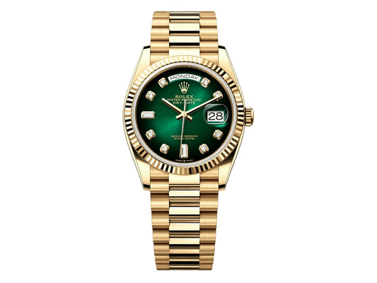 DayDate 36mm Green Gradient Dial 128238 – Premium Edition
