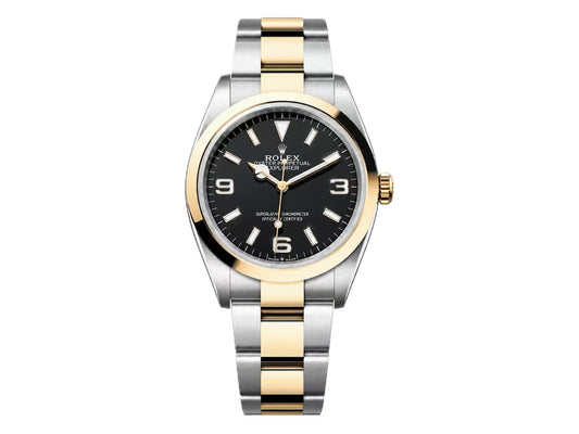 Explorer 124273 36mm 904L Steel Black Dial on SS/YG Bracelet – Premium Edition