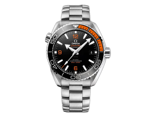 Planet Ocean 43.5mm Black/Orange Bezel Black Dial – Premium Edition