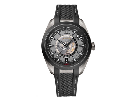 Aqua Terra GMT Worldtimer 43mm Titanium – Premium Edition