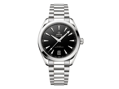 Aqua Terra 150M 41mm Master Black Dial on SS Bracelet – Premium Edition
