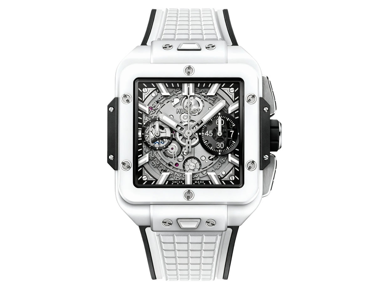 Square Bang Unico 42mm White Ceramic – Premium Edition