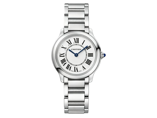 Ronde Must 29mm SS White Dial on SS Bracelet Ronda Quartz – Premium Edition