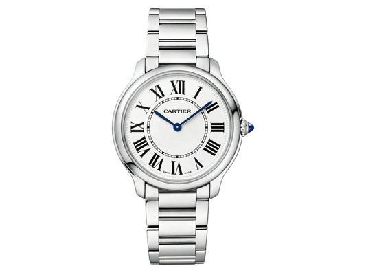 Ronde Must 36mm SS White Dial on SS Bracelet Ronda Quartz – Premium Edition