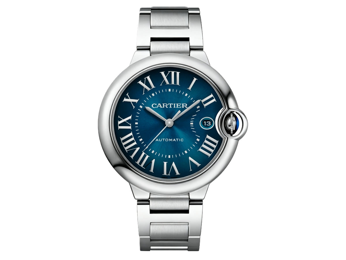 Ballon Bleu 40mm SS 藍色紋理錶盤配 SS 錶鏈 - 尊享版