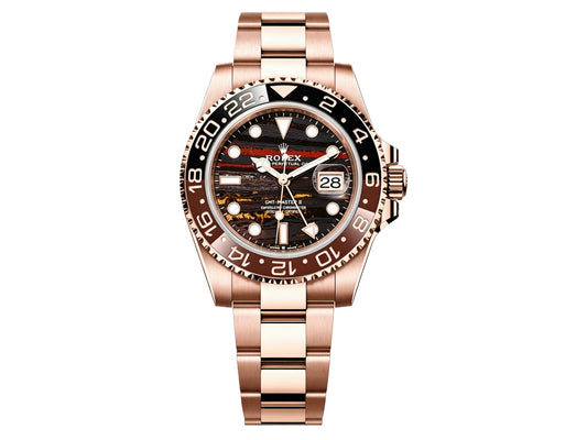 GMT-Master II 126715 CHNR 904L Tiger Iron Dial on RG Bracelet – Premium Edition