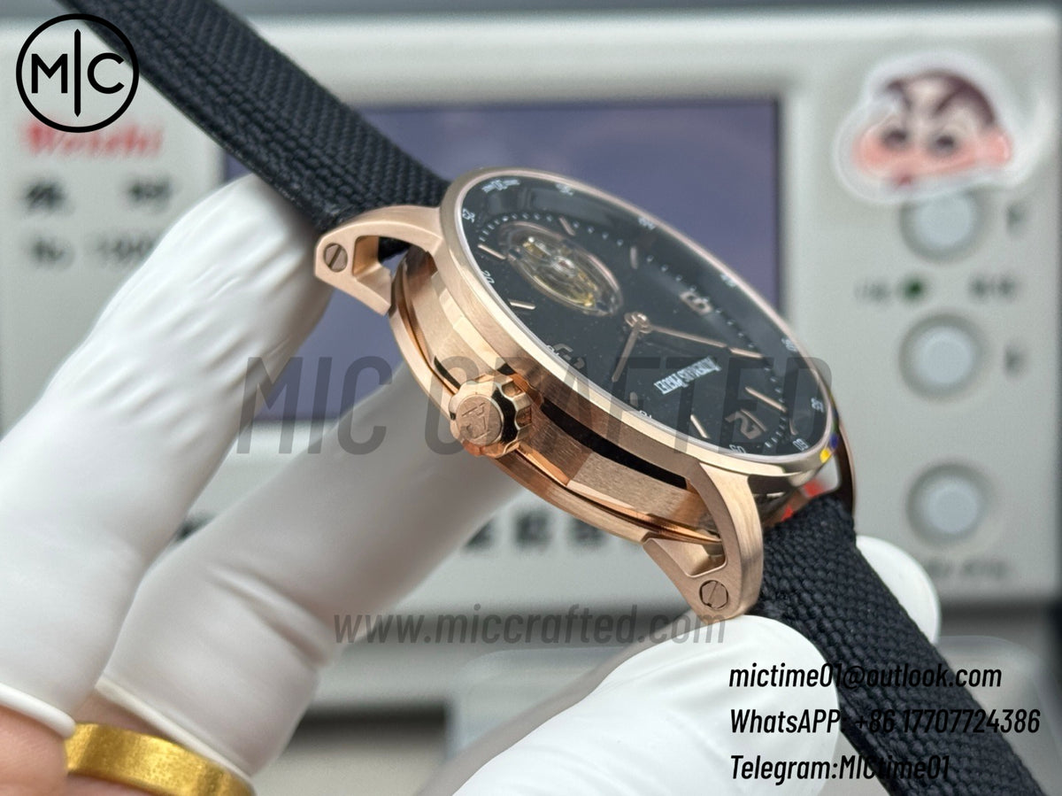 Code 11.59 26396OR 41mm 陀飛輪 RG 星空錶盤 黑色尼龍錶帶 – 尊貴版