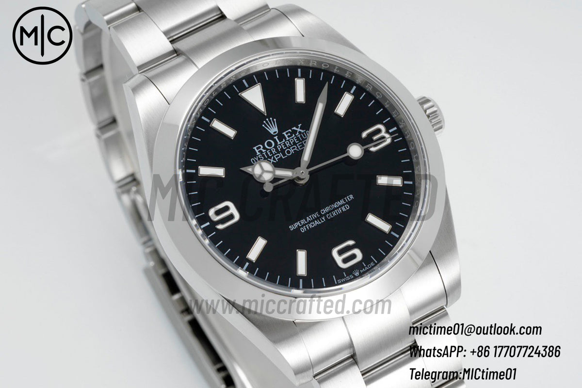 Explorer 40mm 224270 904L Steel on SS Bracelet – Premium Edition
