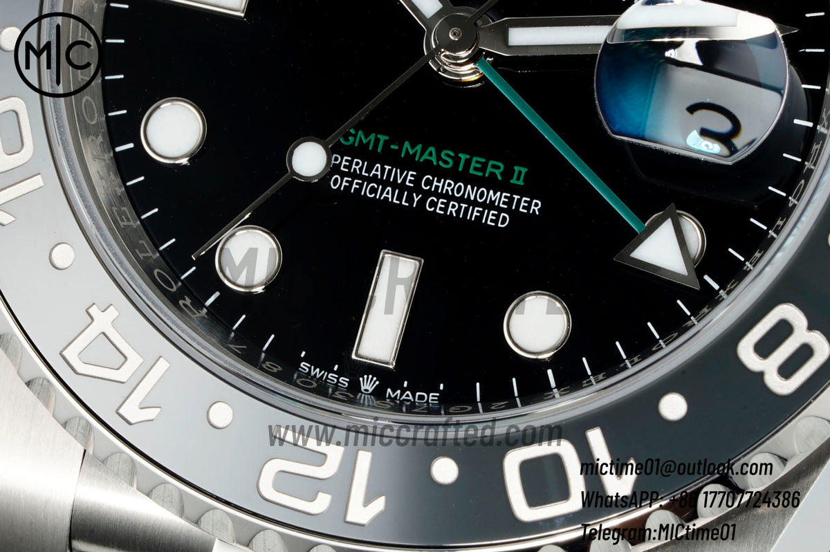 GMT-Master II 126710 GRNR 904L Steel on Jubilee Bracelet – Premium Edition