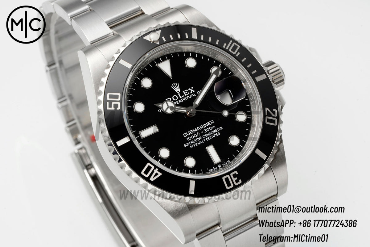 Submariner 41mm 126610 LN Black 904L SS Case and Bracelet – Premium Edition