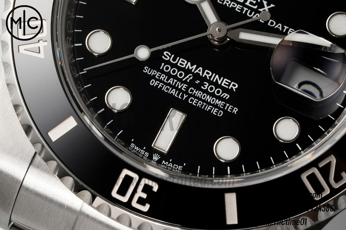 Submariner 41mm 126610 LN Black 904L SS Case and Bracelet – Premium Edition