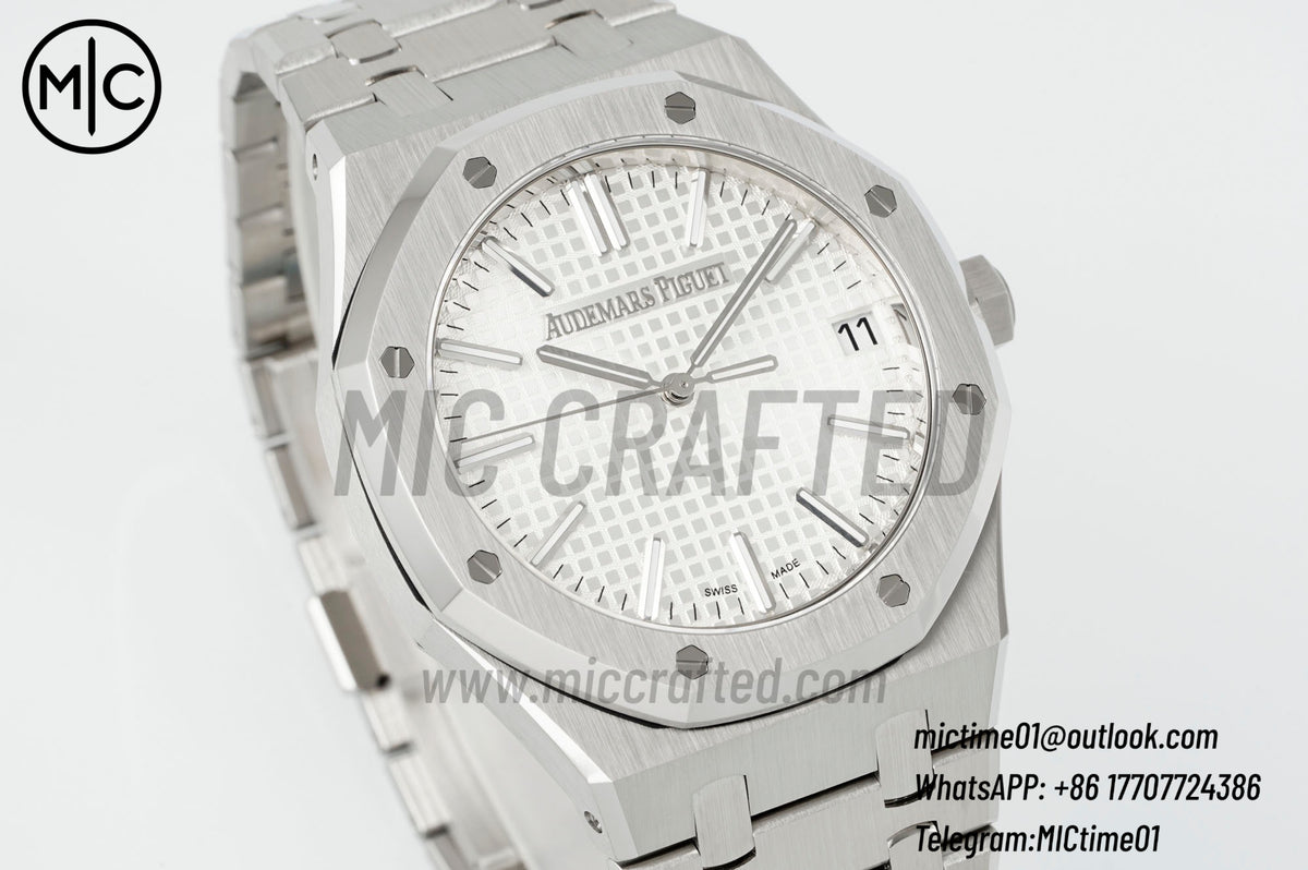 Royal Oak 41mm 15510 SS Silver Dial on SS Bracelet – Premium Edition