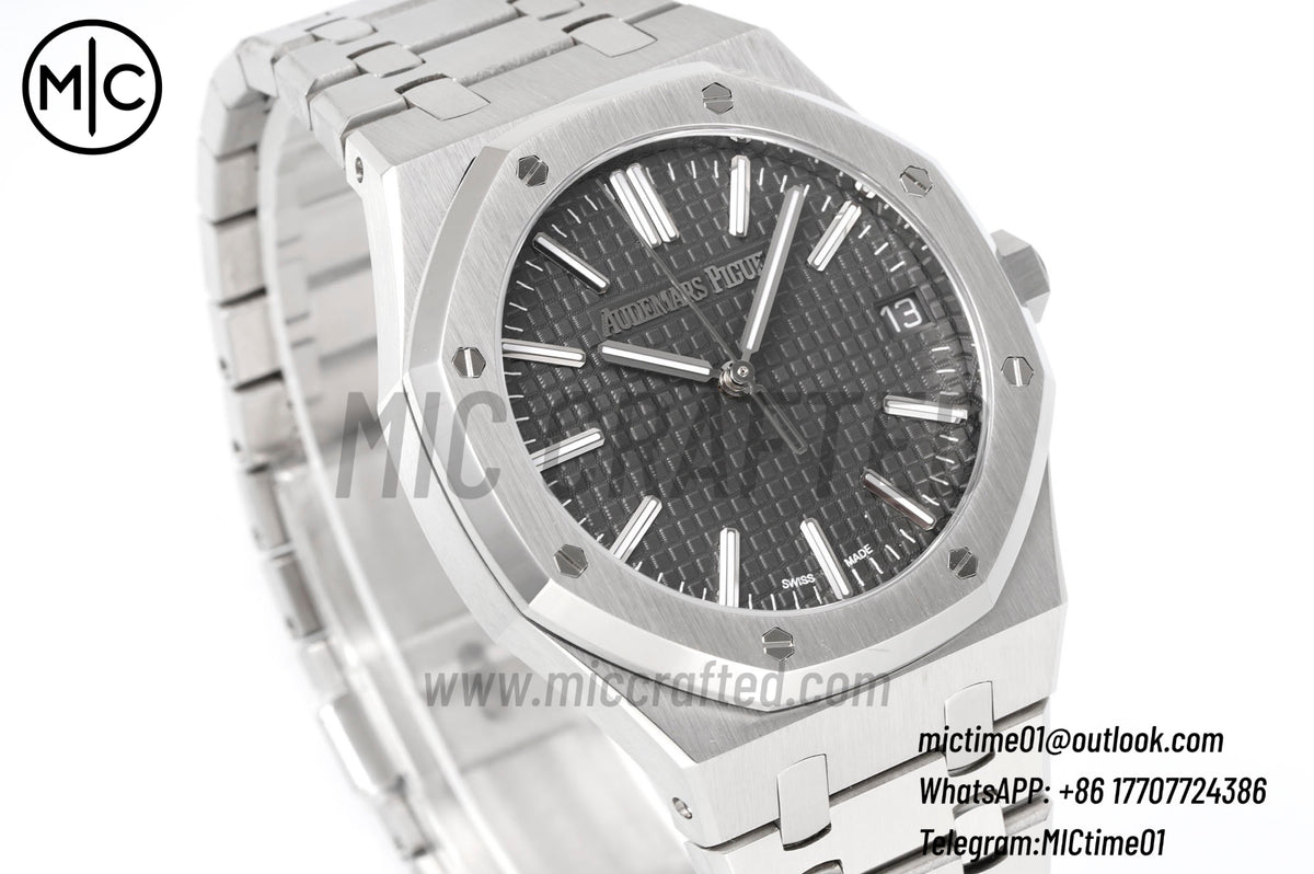 Royal Oak 41mm 15510 SS Gray Dial on SS Bracelet – Premium Edition