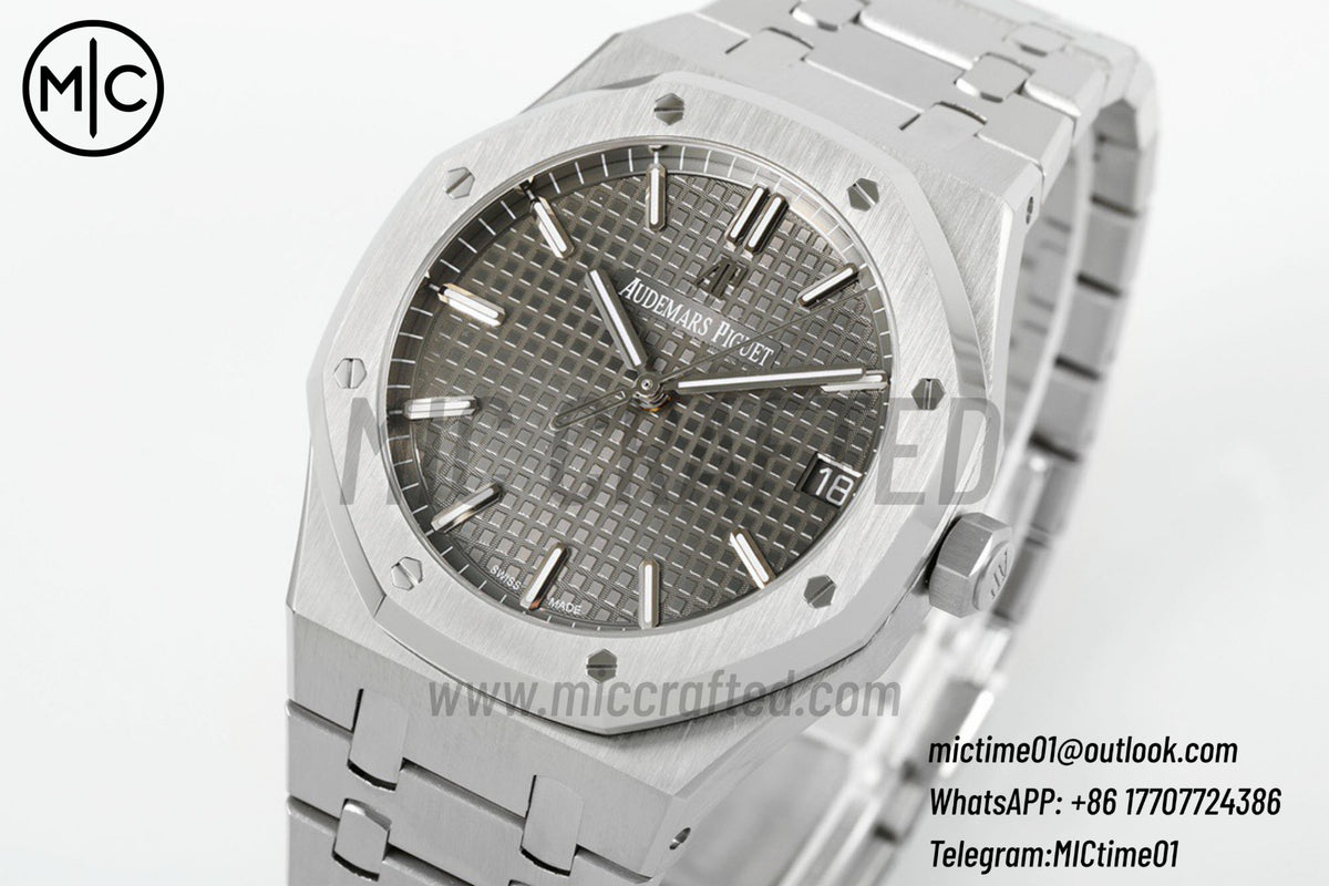 Royal Oak 41mm 15500 SS Gray Dial on SS Bracelet – Premium Edition