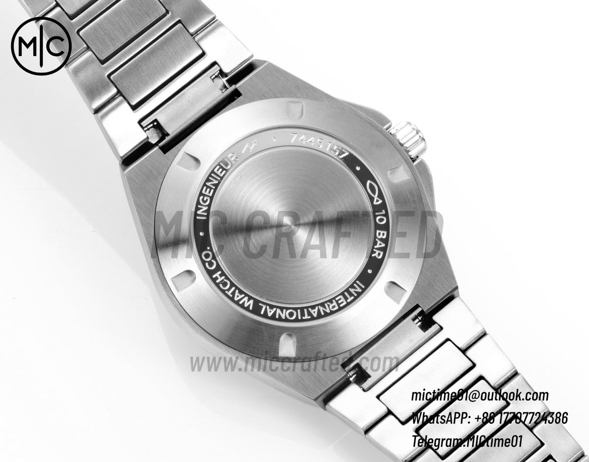 Ingenieur Automatic 40mm SS Blue Dial on SS Bracelet – Premium Edition