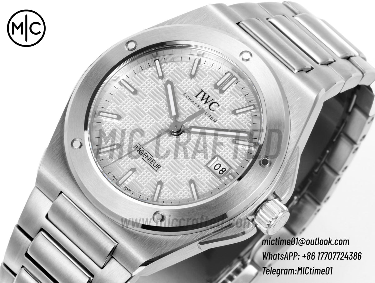 Ingenieur Automatic 40mm SS White Dial on SS Bracelet – Premium Edition