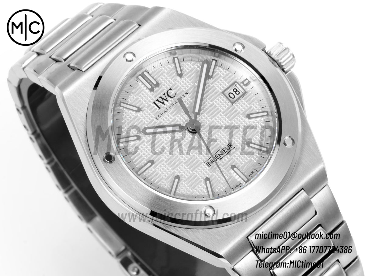 Ingenieur Automatic 40mm SS White Dial on SS Bracelet – Premium Edition