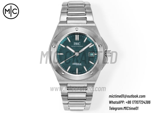 Ingenieur Automatic 40mm SS Turquoise Dial on SS Bracelet – Premium Edition