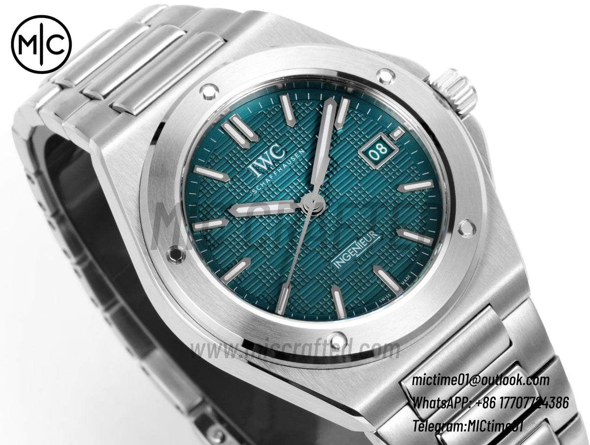 Ingenieur Automatic 40mm SS Turquoise Dial on SS Bracelet – Premium Edition