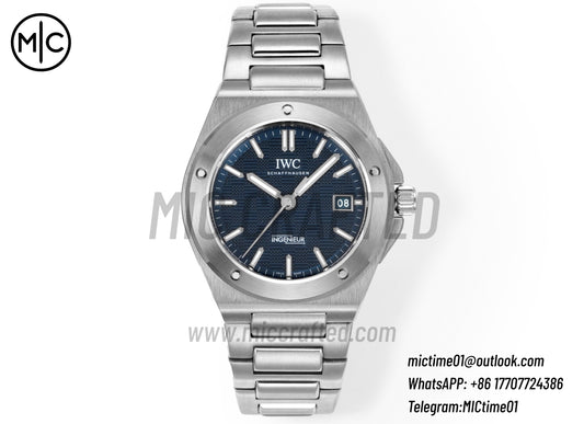 Ingenieur Automatic 40mm SS Blue Dial on SS Bracelet – Premium Edition