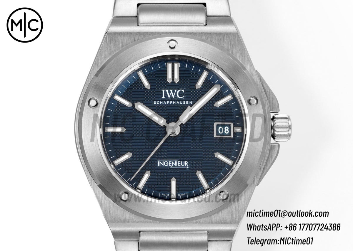 Ingenieur Automatic 40mm SS Blue Dial on SS Bracelet – Premium Edition