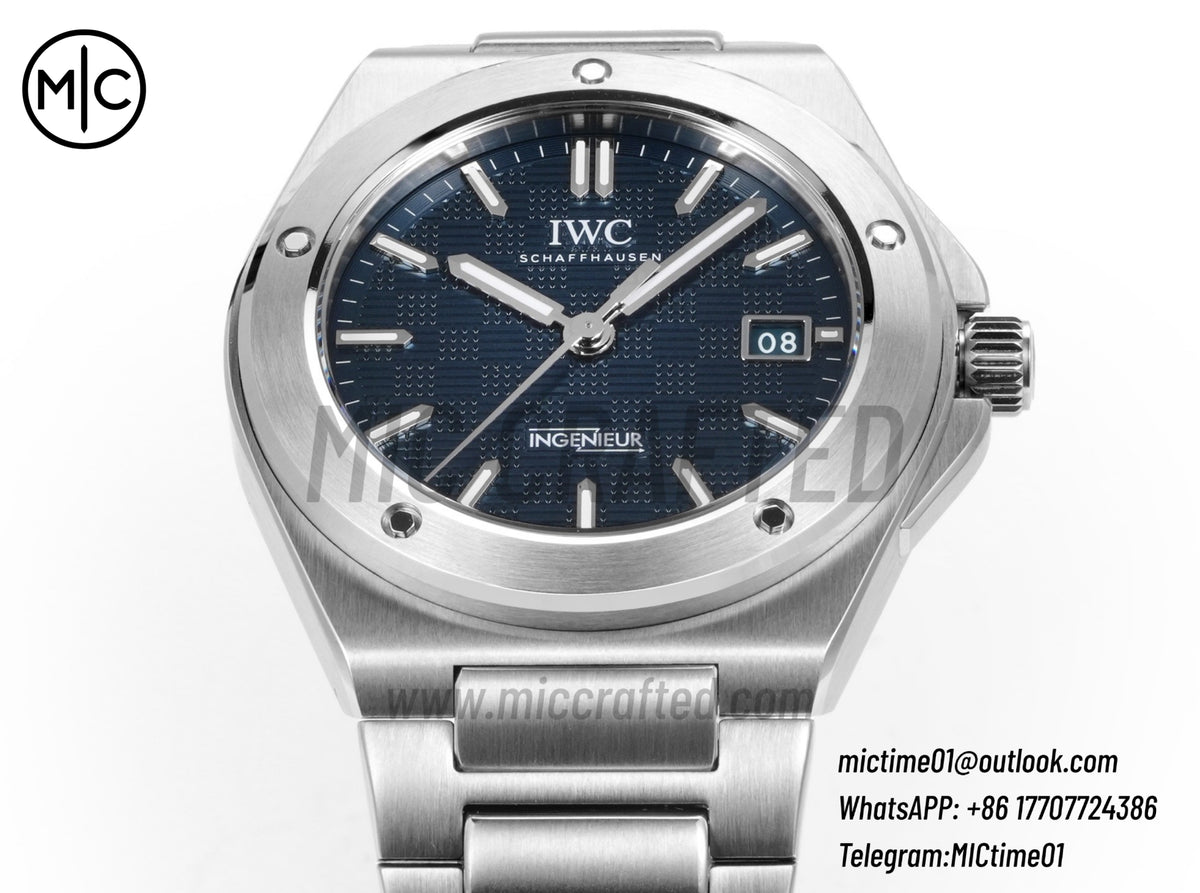 Ingenieur Automatic 40mm SS Blue Dial on SS Bracelet – Premium Edition