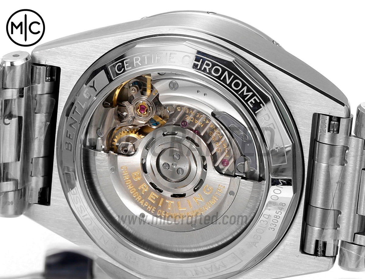 Chronomat B01 42mm SS Blue/Black Dial on SS Bracelet – Premium Edition