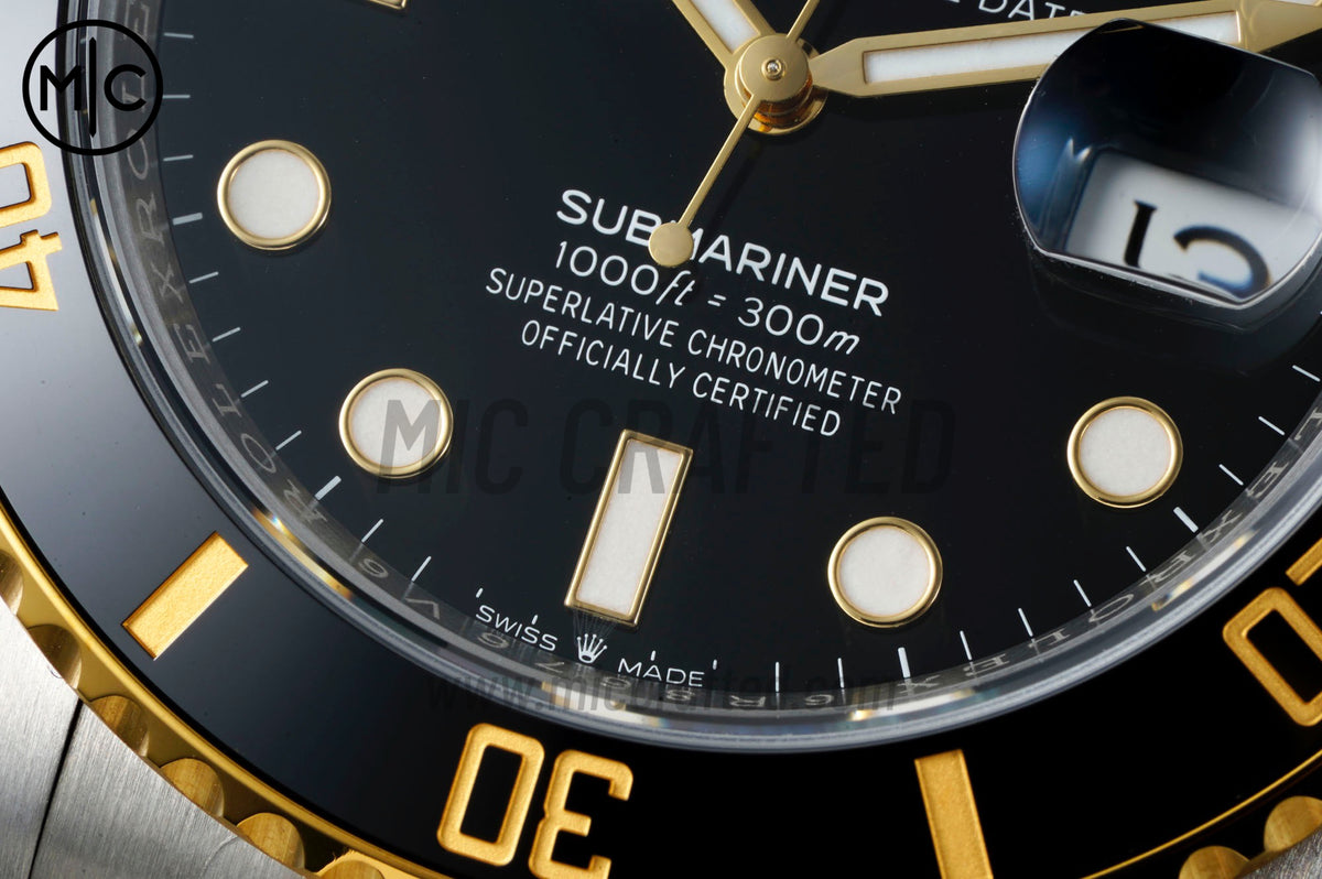 Submariner 41mm 126613 LN SS/YG Black Ceramic 904L SS Case and Bracelet – Premium Edition