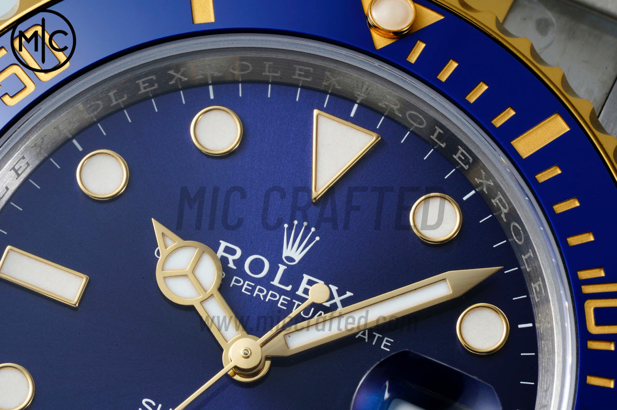 Submariner 41mm 126613 LB 不鏽鋼／黃金藍色陶瓷圈 904L 不鏽鋼錶殼及錶鏈 - 高級版