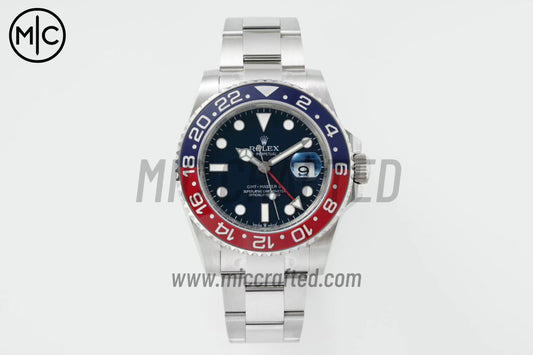 GMT-Master II 126719 BLRO Red/Blue Ceramic 904L Steel Blue Dial on Oyster Bracelet – Premium Edition