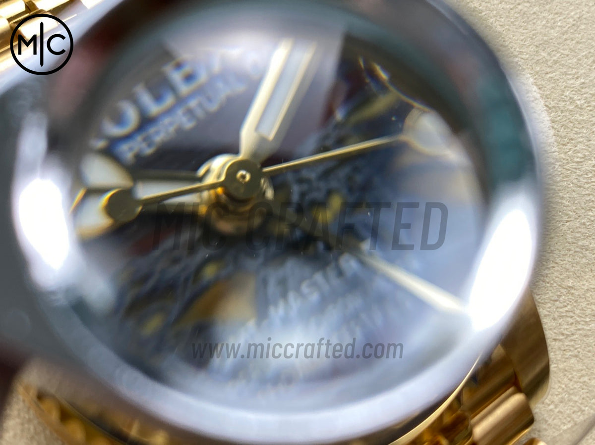 GMT-Master II 126718 GRNR 虎眼石錶盤配 YG Jubilee 錶鏈 - 尊享版