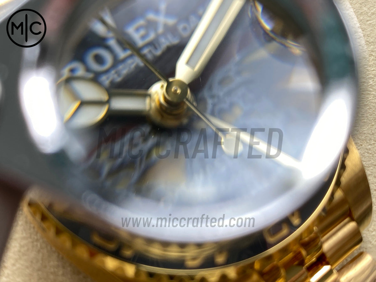 GMT-Master II 126718 GRNR 虎眼石錶盤配 YG Jubilee 錶鏈 - 尊享版