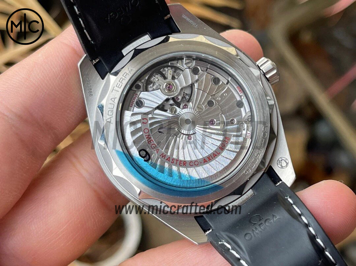 Aqua Terra GMT Worldtimer 43mm Titanium on Rubber Strap – Premium Edition
