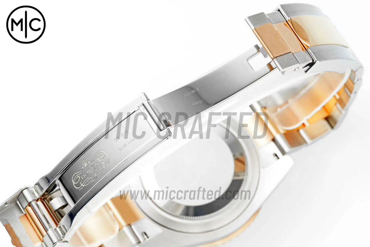 GMT Master II 126711 CHNR 904L 精鋼，搭配精鋼/玫瑰金錶帶 - 高級版