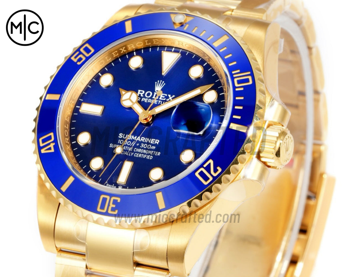 Submariner 41mm 126618 LN 藍色陶瓷錶盤 904L 鋼 - 尊享版