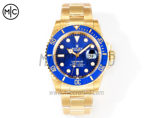 Submariner 41mm 126618 LN 藍色陶瓷錶盤 904L 鋼 - 尊享版