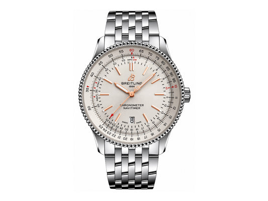 Navitimer 41mm Date SS Cream Dial on SS Bracelet – Premium Edition